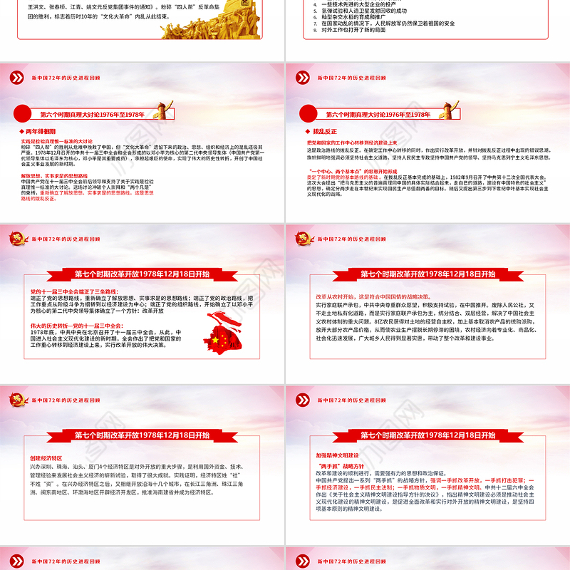 2021新中国史解读PPT庆祝建党一百周年专题党课