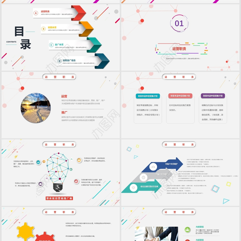 201X年度运营工作汇报