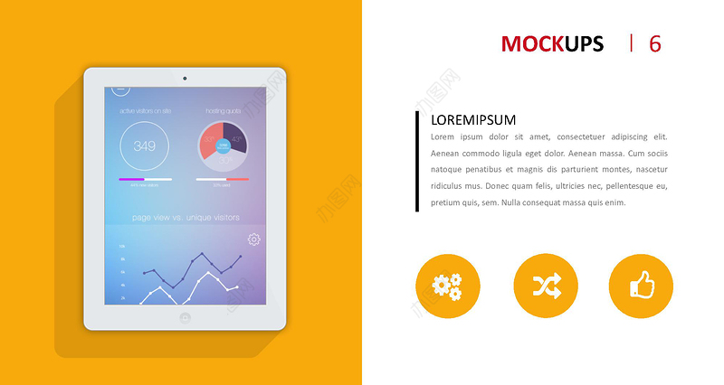 红色系简约商务PPT模板