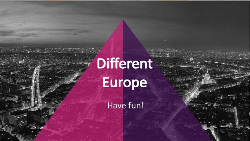 欧洲旅行人文介绍PPT模板下载