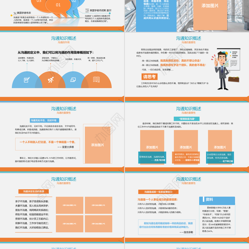 原创企业实用新员工入职培训之如何提高沟通技能PPT