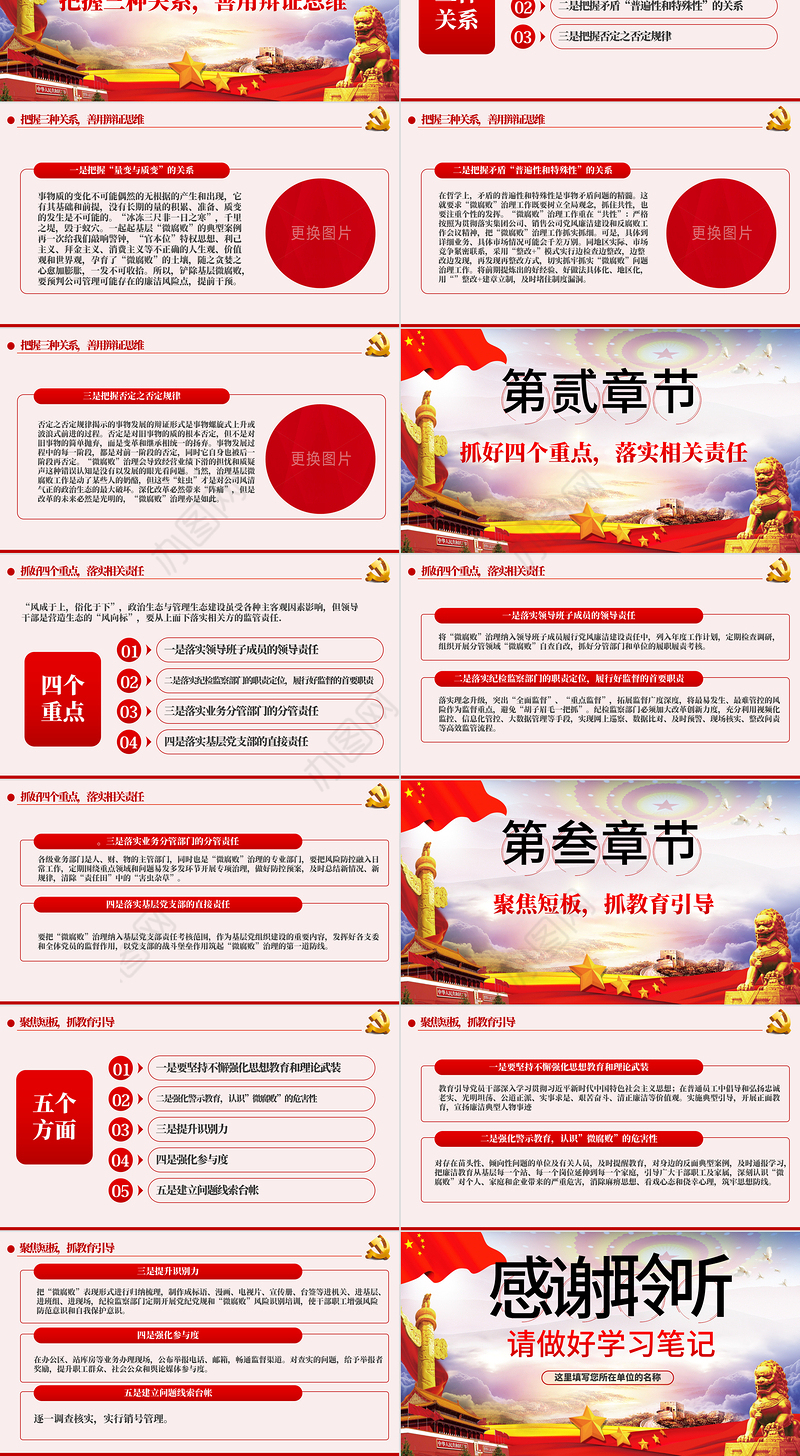 治理企业“微腐败”PPT模板