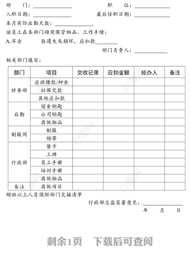 员工辞退通知书标准版工作材料