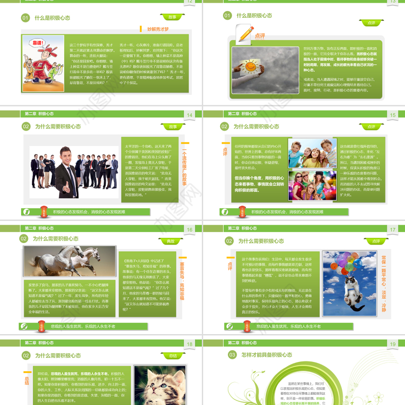 原创职业化心态塑造PPT培训课件