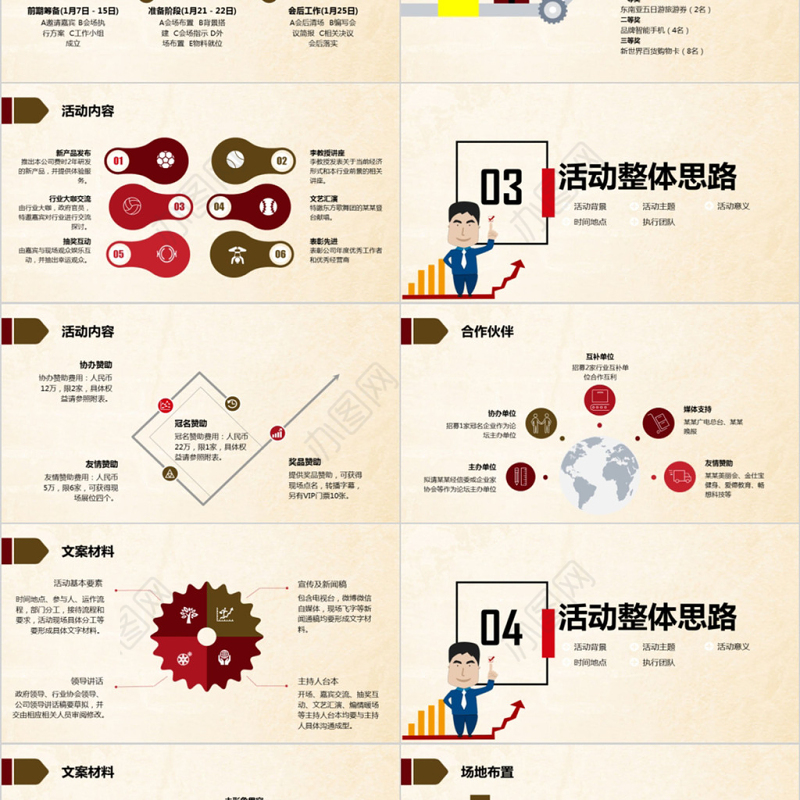 大学生创业计划书PPT通用模板