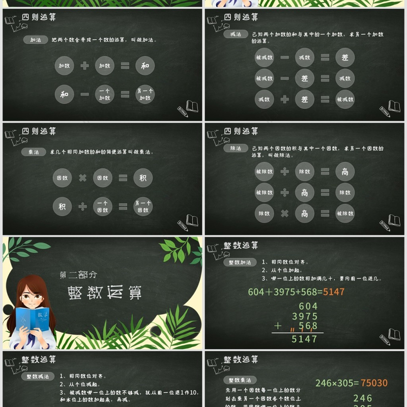 小学六年级数学数的运算PPT课件