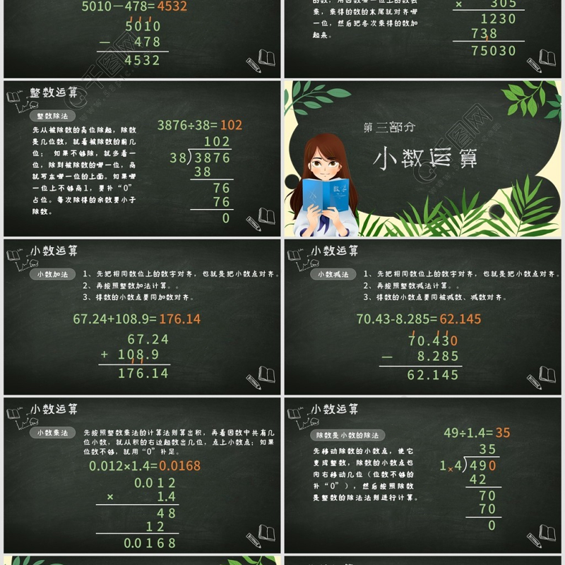 小学六年级数学数的运算PPT课件