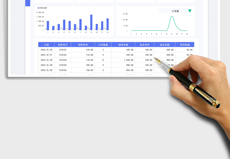 销售记录明细表-销售数据分析