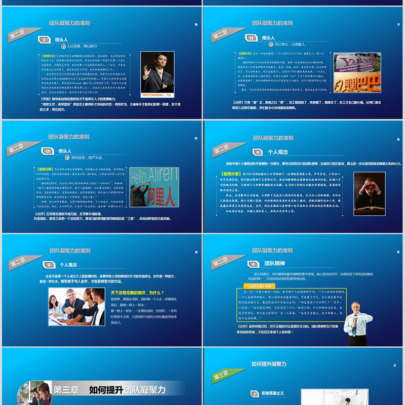 企业文化团队凝聚力员工培训PPT课件