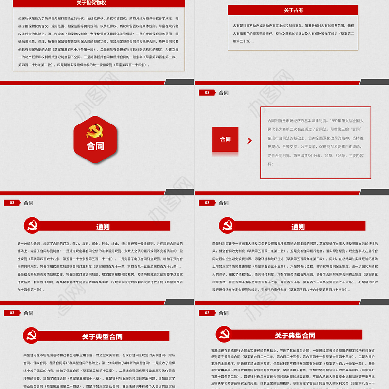 中华人民共和国民法典草案解读党课PPT