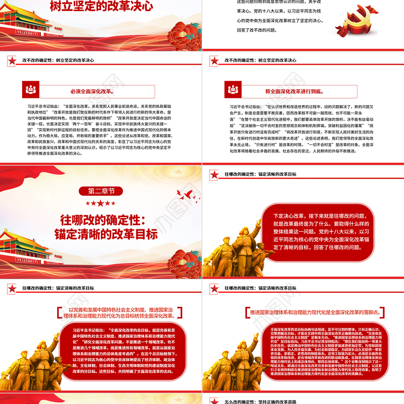 全面深化改革必须坚持党的全面领导ppt深入学习新时代改革开放课件