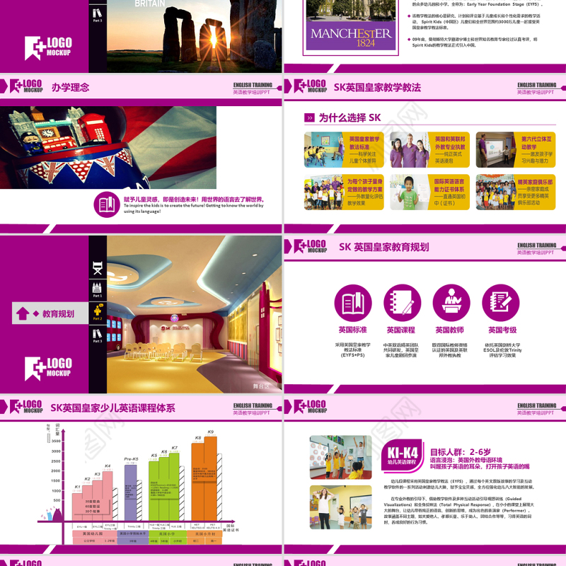 原创幼儿英语培训儿童教学外语学校PPT