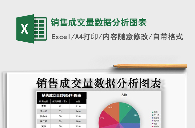 2021年销售成交量数据分析图表