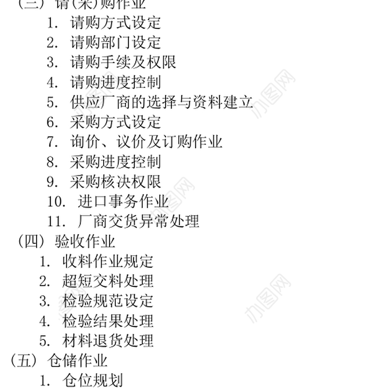 物料与采购管理系统