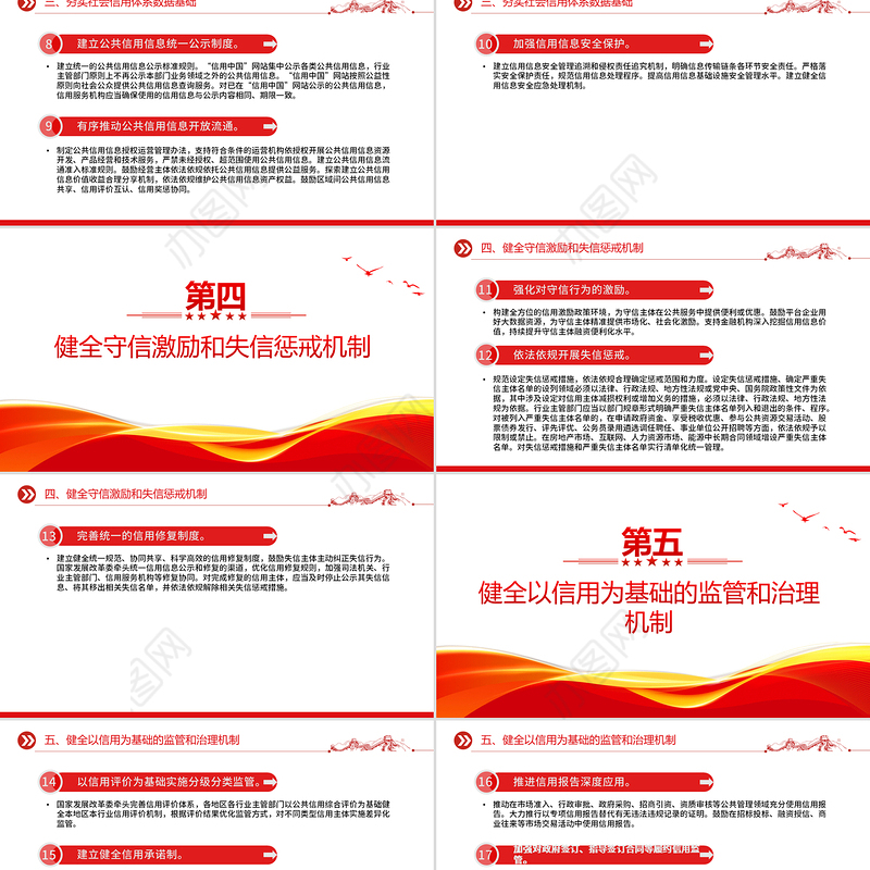 2025《关于健全社会信用体系的意见》PPT政策法规课件