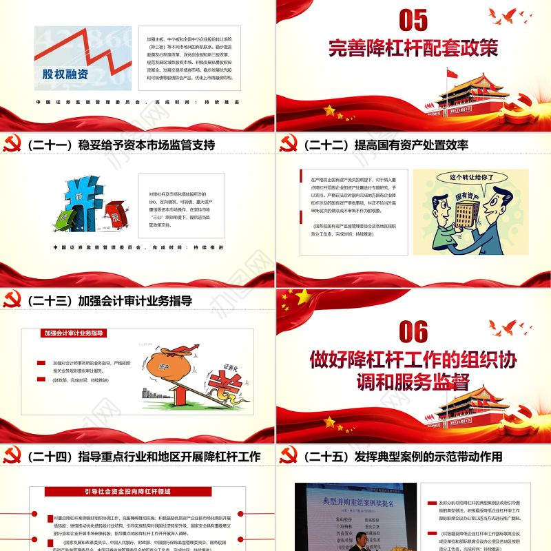 原创学习解读2018年降低企业杠杆率工作要点PPT