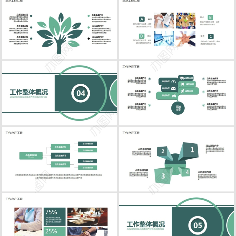 公司部门项目汇报动态PPT