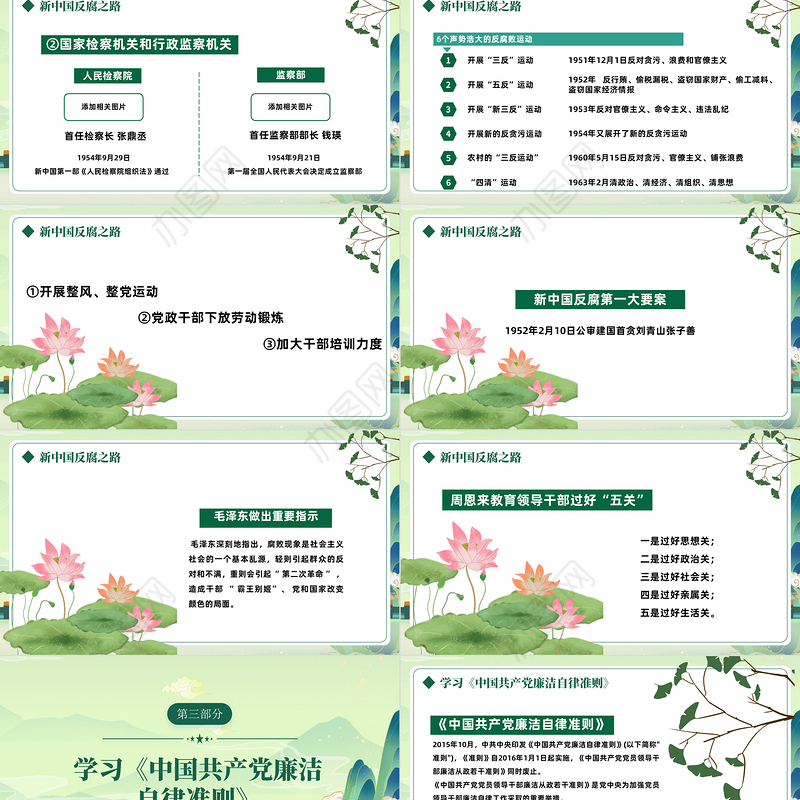 2022反腐倡廉纠风整纪PPT红色党政风反腐倡廉专题党课课件