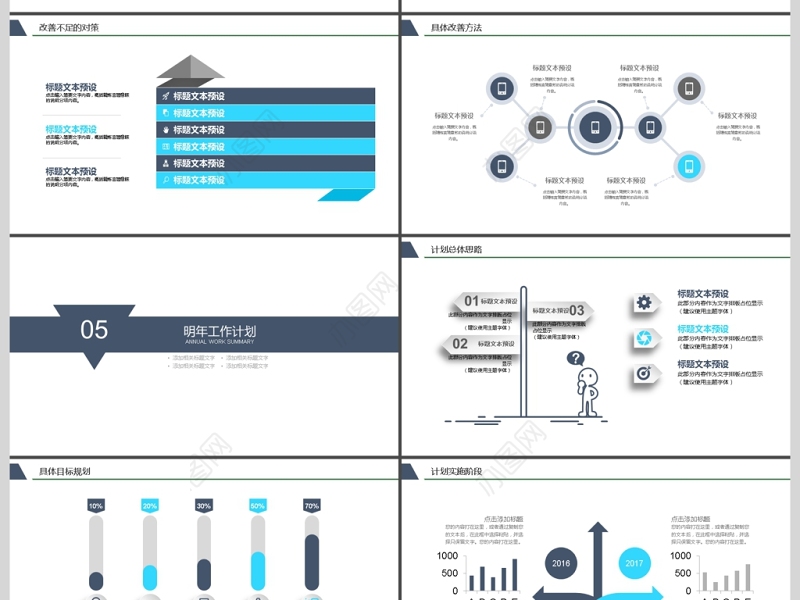 2017年财务数据分析总结计划PPT模板