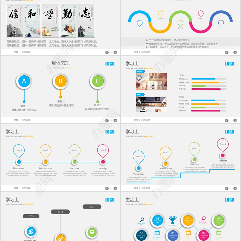奖学金答辩框架完整精美PPT