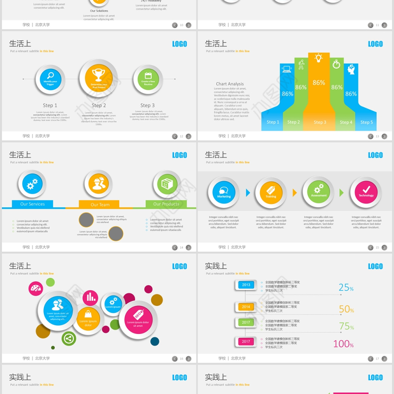 奖学金答辩框架完整精美PPT