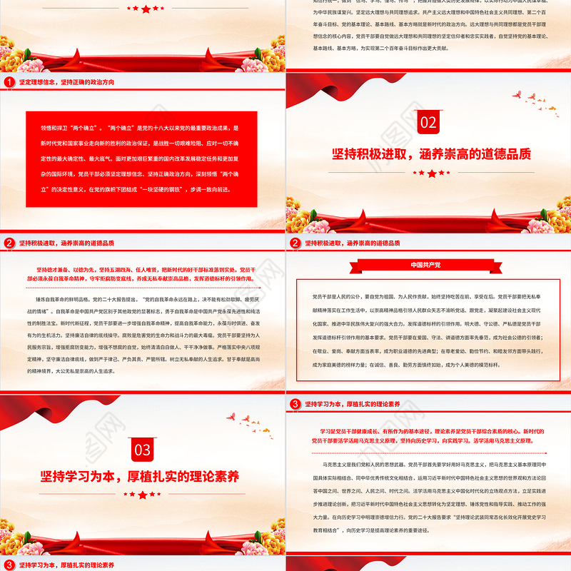 2023锻造具备领导现代化建设能力的干部队伍PPT大气精美风党员干部学习教育专题党课课件