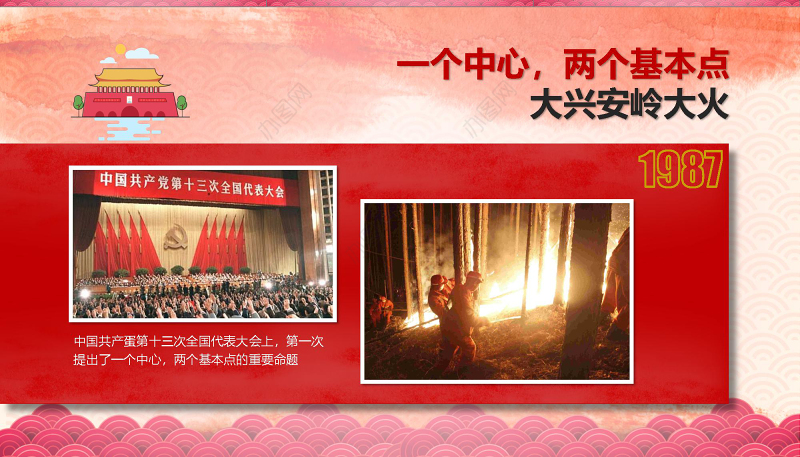 2019红色中国梦PPT模板