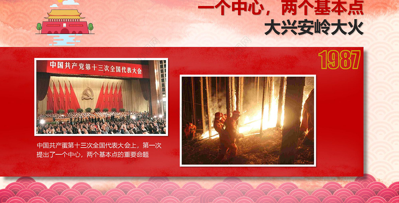 2019红色中国梦PPT模板