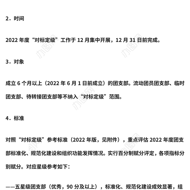 2022团总支部对标定级工作指引PPT指导推动团支部加强建设规范运行团建模板(讲稿)