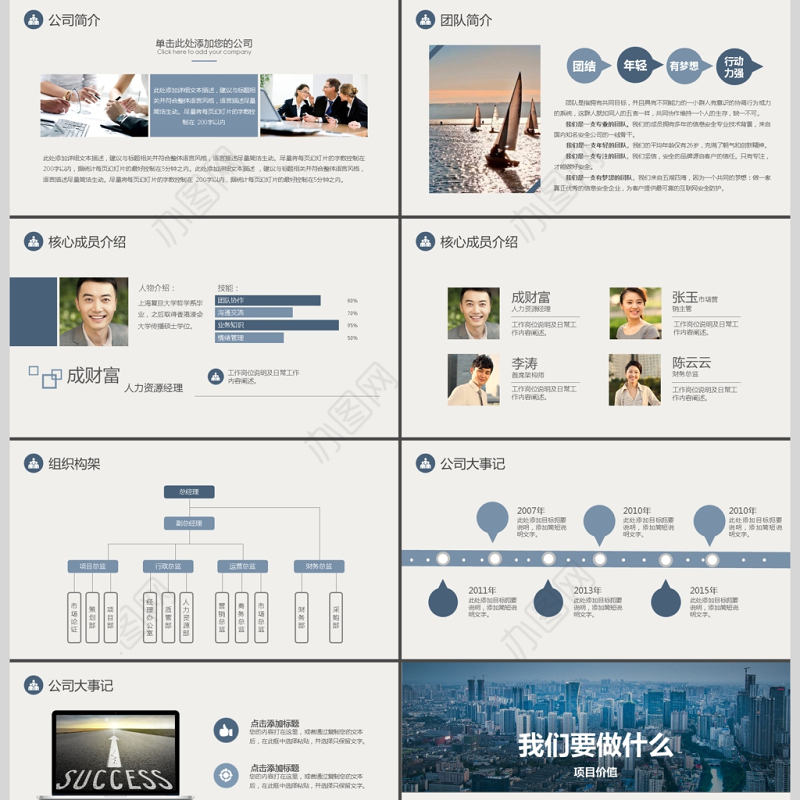 2017欧美风商业计划书商务通用ppt