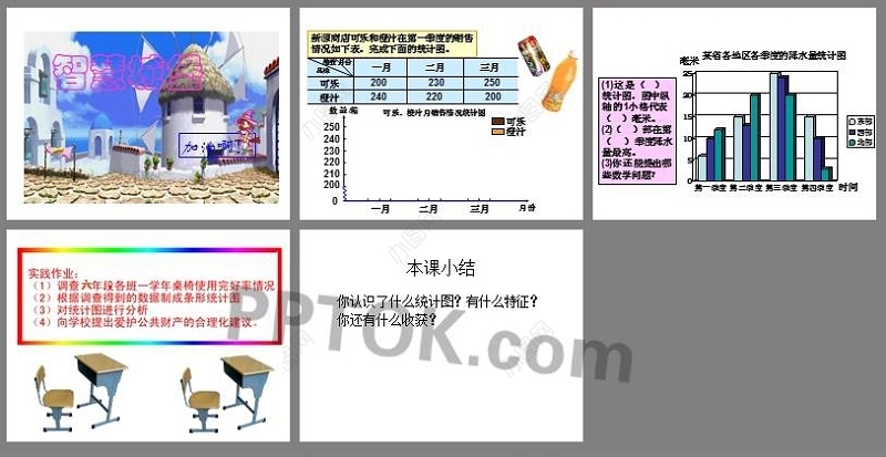 《复式条形统计图》统计表和条形统计图PPT课件