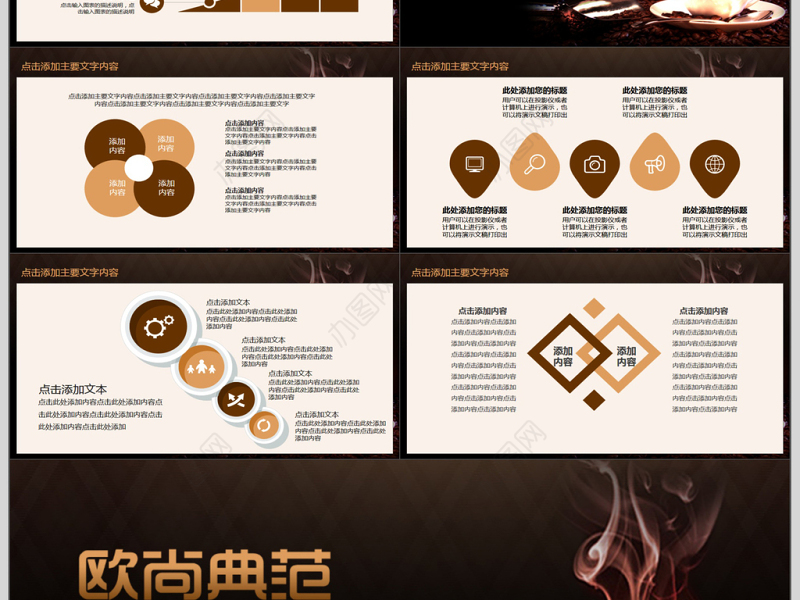 咖啡餐饮营销宣传动态PPT