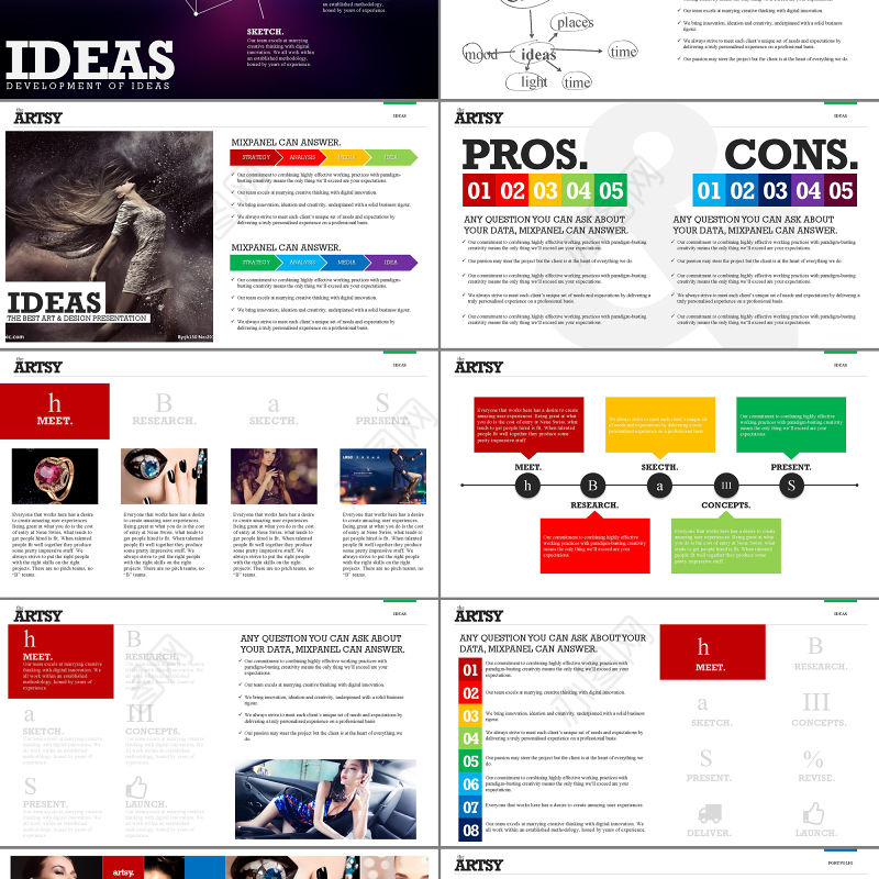 时尚潮流的时装发布PPT模板