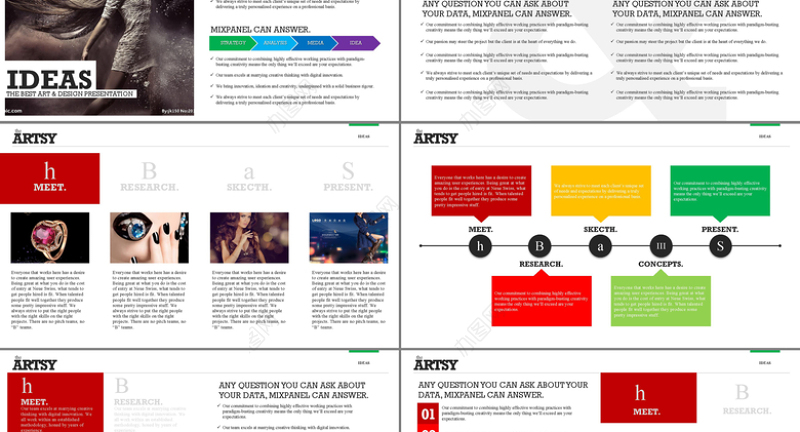 时尚潮流的时装发布PPT模板