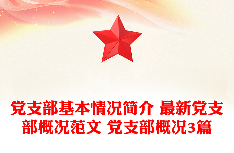 党支部基本情况简介 最新党支部概况范文 党支部概况3篇