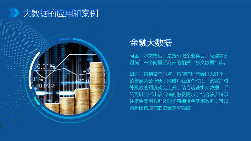 2019大数据商务科技云计算PPT模板