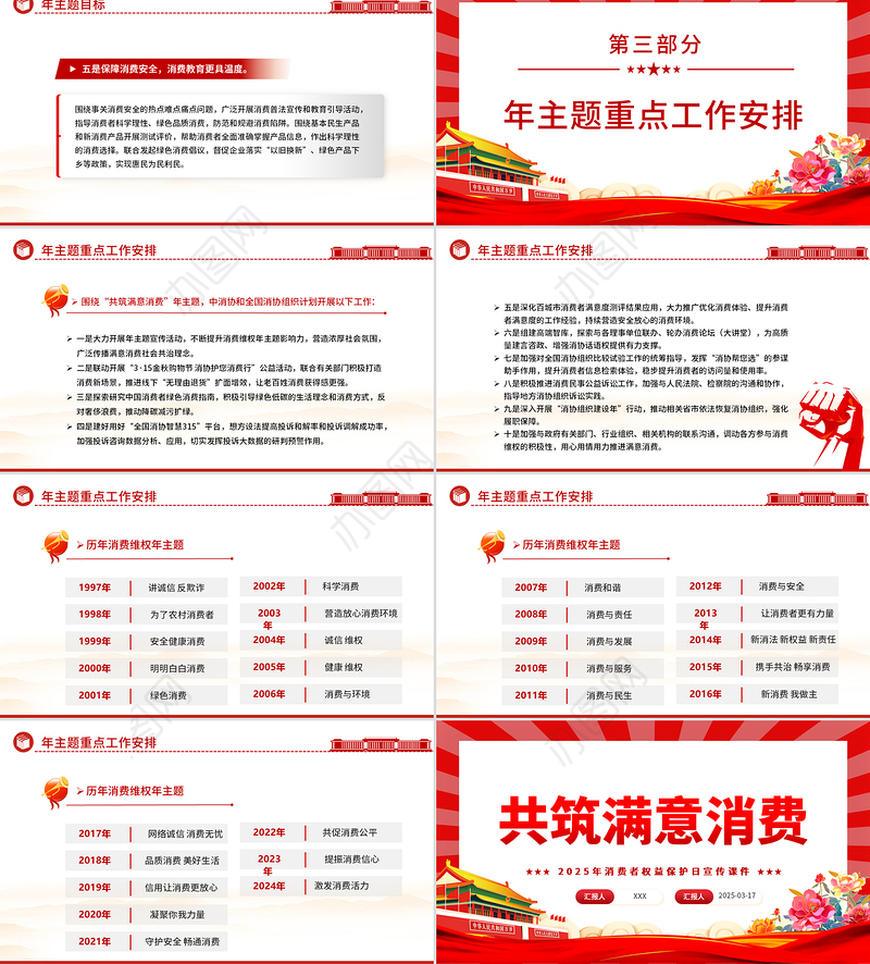 2025共筑满意消费PPT315消费者权益保护日宣传课件