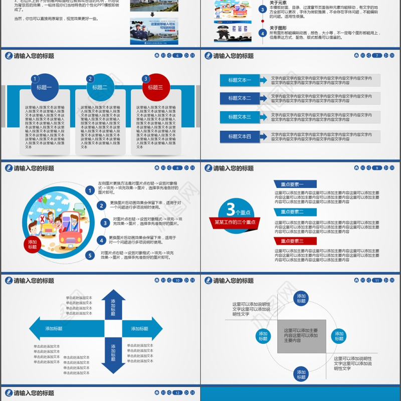 交通警察公安交警交通安全管理PPT
