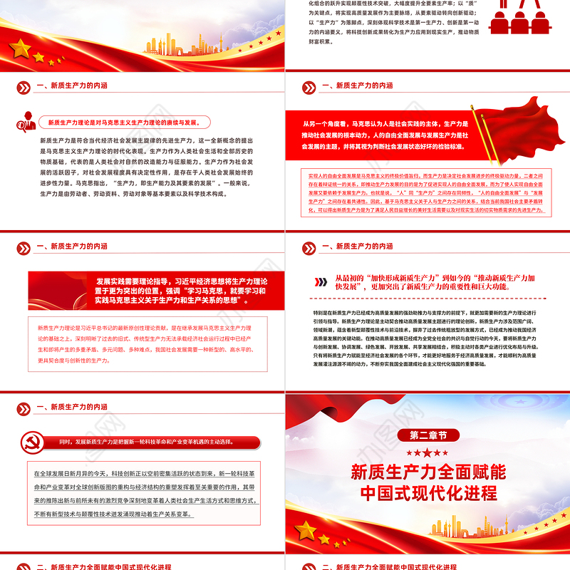 精美大气培育新质生产力青年要挺立时代潮头微党课PPT