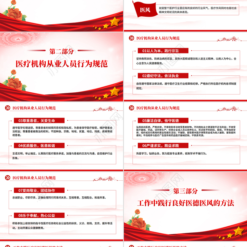 医德医风宣传教育PPT课件下载