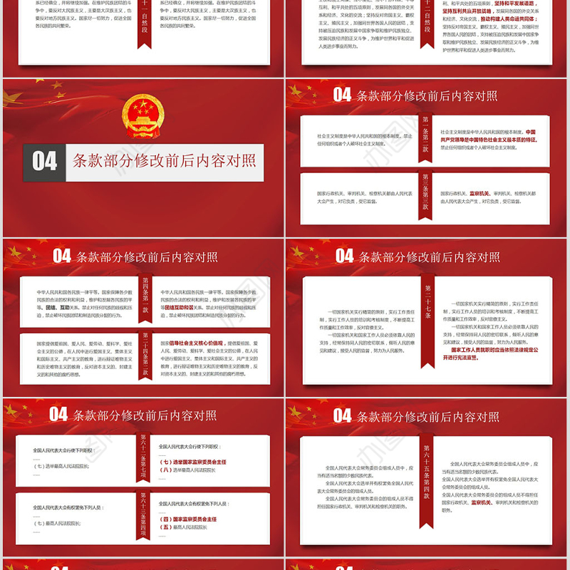 2018宪法修正案学习新宪法PPT