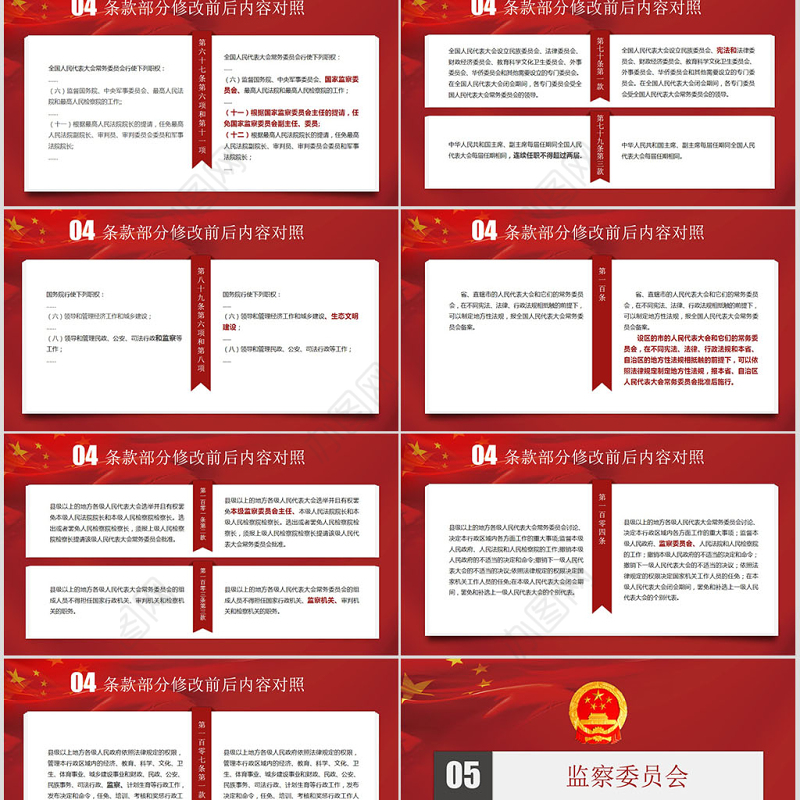 2018宪法修正案学习新宪法PPT