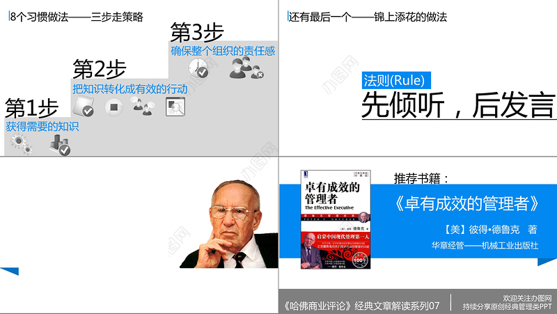 高效经理人为何高效ppt模板