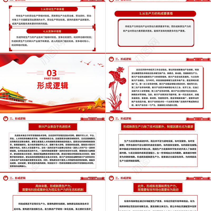 新质生产力的形成逻辑与影响PPT精美简约深入理解和把握新质生产力下载