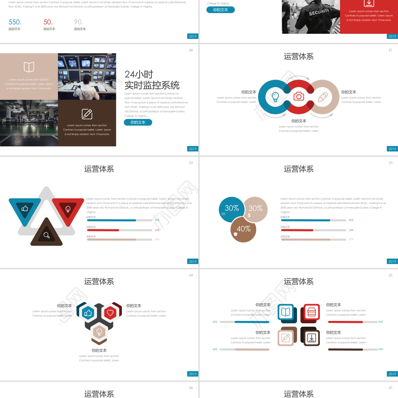 原创高端物业公司服务介绍简介PPT模板
