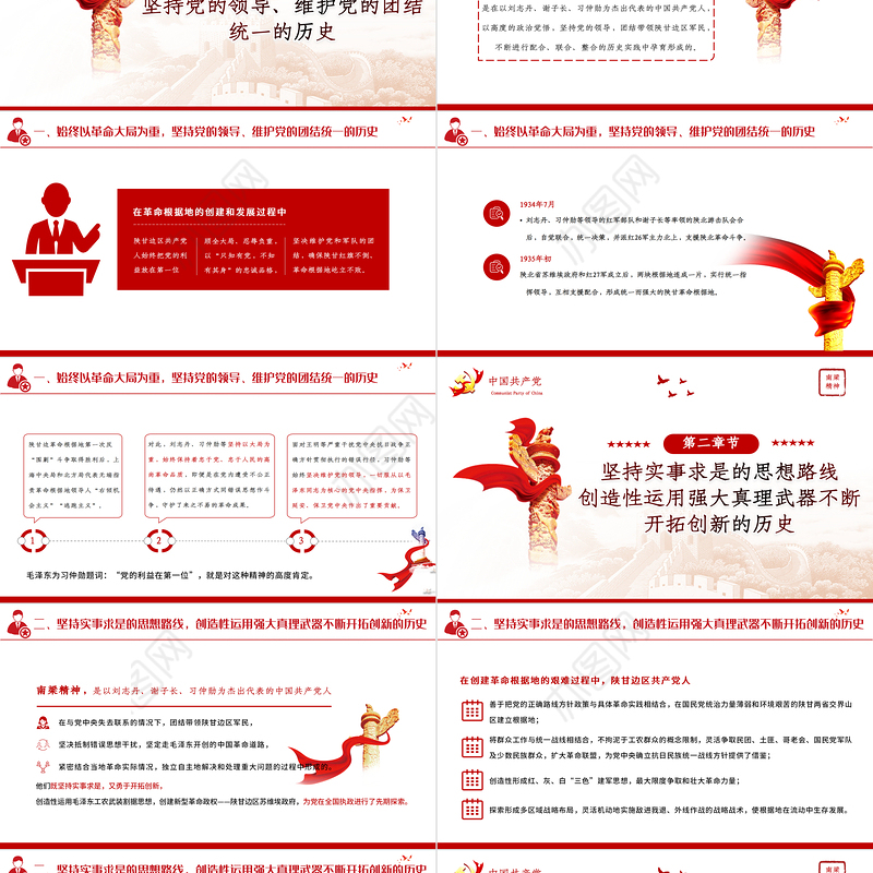 2021南梁精神专题重温南梁精神坚定理想信念PPT课件