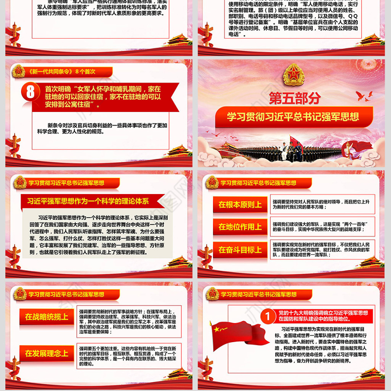 中国人民解放军新一代共同条令精讲解读PPT