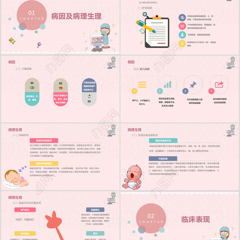 新生儿窒息复苏婴儿儿童护理动态PPT