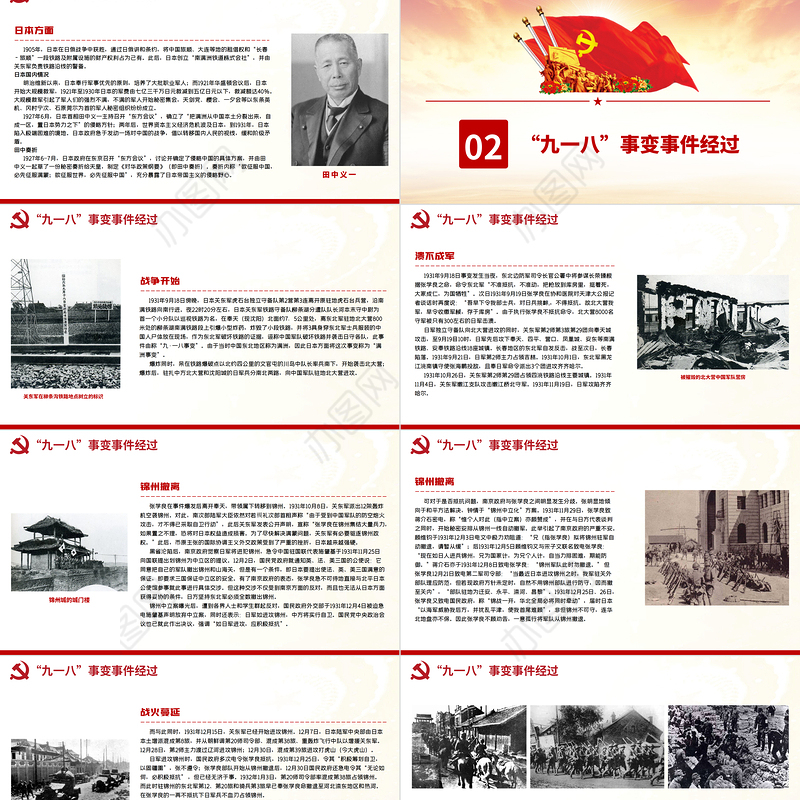 2021九一八事变90周年纪念日PPT红色铭记历史勿忘国耻真爱和平爱国主义教育党课课件