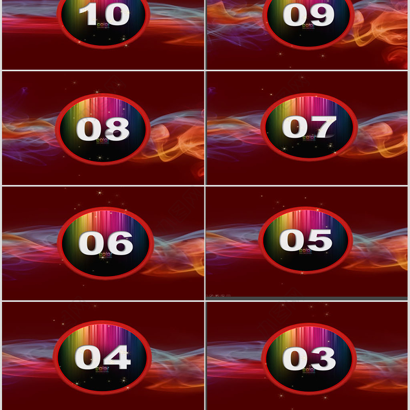 60秒彩色倒计时+抽奖页